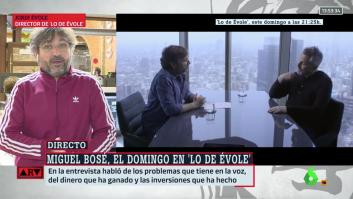 Jordi Évole cuenta por qué habla así Miguel Bosé