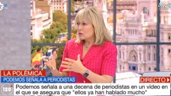 El tenso momento entre Pablo Iglesias y María Rey: "Hay muchos periodistas reprimidos en este país"
