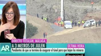 Ana Rosa Quintana (Telecinco) lee un WhatsApp sobre el caso de Julen que provoca un gran aplauso en el plató