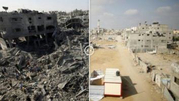 La destrucción en Gaza, un año después de los ataques isralíes (FOTOS ANTES Y DESPUÉS)