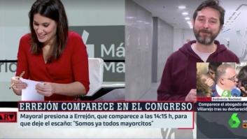 "A mí no me parece nada": María Llapart (Al Rojo Vivo) responde así a esta inesperada pregunta de Rafa Mayoral