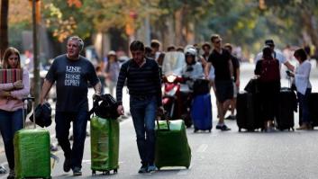 Los efectos del procés en el turismo: caen un 2,7% las pernoctaciones en hoteles en Cataluña en octubre