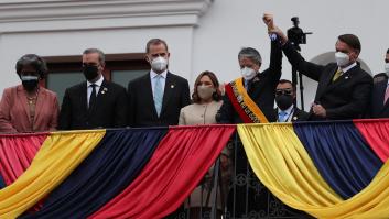 Guillermo Lasso asume la presidencia de Ecuador dispuesto a poner fin a "la era de los caudillos"