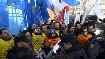 Los trabajadores de Alcoa recrudecen su protesta en Madrid