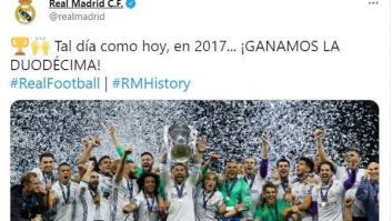 Lío tremendo con este tuit del Real Madrid por la parte derecha de la foto: "Siento vergüenza"