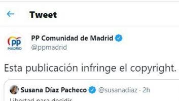 La respuesta del PP de Madrid a Susana Díaz: muchos han tenido que mirar dos veces que es real
