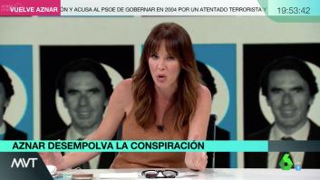 Mamen Mendizábal se gana el aplauso de muchos con su mensaje a Aznar en 'Más Vale Tarde'