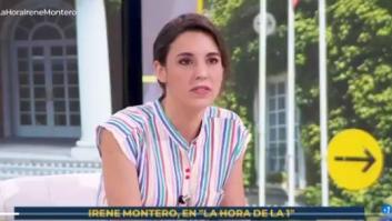El momento de Irene Montero en 'La Hora de La 1' que arrasa en Twitter: 3.000 'me gusta' y subiendo