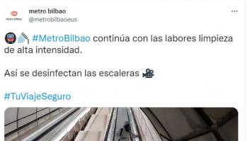 El metro de Bilbao publica este tuit y desata el cachondeo en redes: es fácil darse cuenta