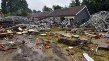 Las fotos del tsunami en Indonesia