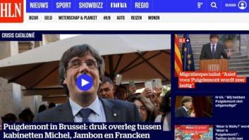 Así está contando la prensa belga la polémica visita de Puigdemont