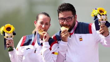 Primer oro para España en Tokio: Fátima Gálvez y Alberto Fernández ganan la final de tiro