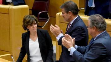 Santamaría defiende en el Senado la aplicación del 155 para "rescatar" a Cataluña