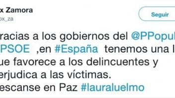 El tuit de Vox Zamora sobre Laura Luelmo que ha indignado a miles de españoles