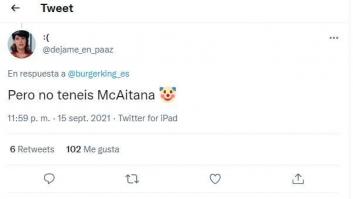 Burger King se corona en Twitter con su respuesta a este mensaje