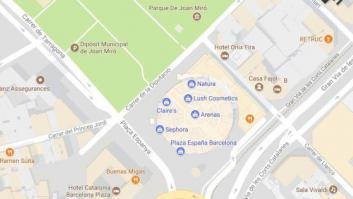 Un hacker rebautiza la Plaza de España de Barcelona y la nombra Plaza del 1 de octubre