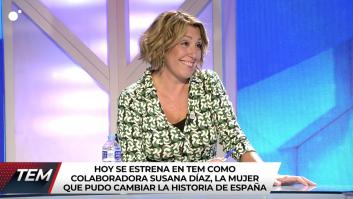 A Susana Díaz se le pone esta cara cuando escucha este comentario sobre Pedro Sánchez