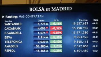 El Ibex vuelve a dejarse el tipo, casi un 0,29%, con la mirada puesta en la banca catalana