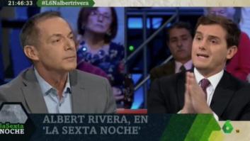 "¿Me deja usted hablar?": Tensión entre Albert Rivera e Hilario Pino en 'LaSexta Noche'