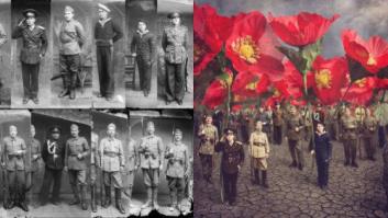 Una artista convierte imágenes de la Primera Guerra Mundial en mundos fantásticos (FOTOS)