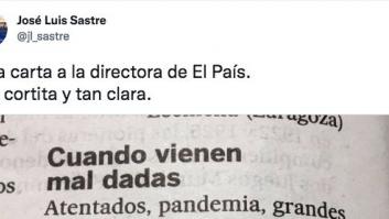 La Carta a la Directora de 'El País' que hace reflexionar en redes: "Tan cortita y tan clara"