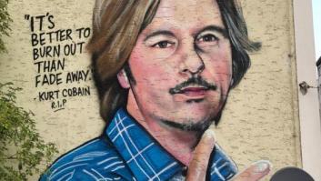 ¿Es de verdad Kurt Cobain el protagonista de este mural?