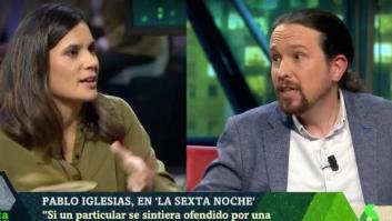 "Claro, señora Llapart": Tensión entre Pablo Iglesias y esta periodista en 'LaSexta Noche'