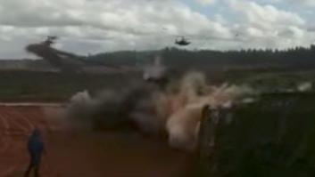 Un helicóptero ruso dispara por error a civiles durante un entrenamiento