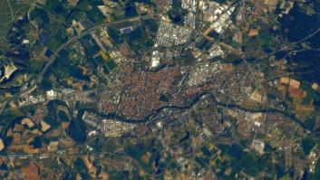 Un astronauta francés hace esta foto a una ciudad española pero no sabe cuál es: ¿La reconoces?