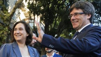 Puigdemont, Junqueras, Colau y Forcadell reclaman a Rajoy un pacto para celebrar el referéndum