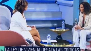 Mónica García pide a Ayuso que se disculpe por esta polémica escena en Telecinco