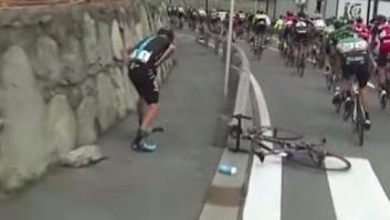 Chris Froome abandona la Vuelta a España con una fractura en un pie