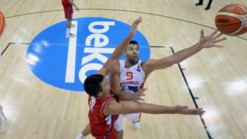 España debuta en el Eurobasket con una derrota ante Serbia (70-80)