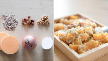 Recetas fáciles: quinoa con calabaza, queso y pasas