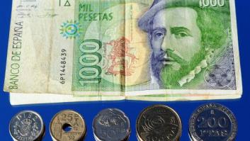 Los españoles aún conservan 1.637 millones de euros en pesetas, 15 años después del euro