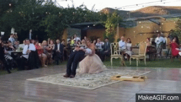 El baile de boda más mágico que has visto jamás: el novio acaba ¡levitando!