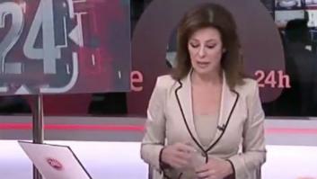 Beatriz Pérez Aranda la vuelve a liar en directo en el 'Canal 24 Horas' de TVE