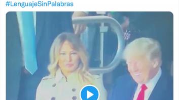 El gesto de Melania ante Donald Trump que está dando la vuelta al mundo: y él no se entera