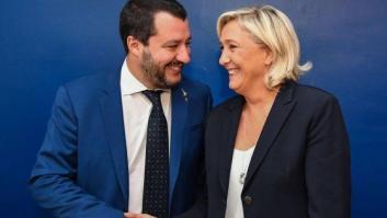 Salvini y Le Pen lanzan un "frente de la libertad" y prometen una "revolución" en las europeas de 2019