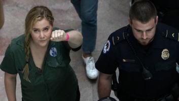 La actriz Amy Schumer, detenida en una protesta contra Kavanaugh