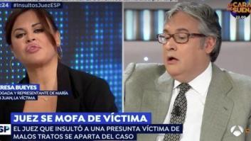 Bronca en directo en 'Espejo Público' entre Juan Manuel de Prada y Teresa Bueyes: "Cállese"