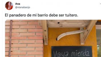 Un panadero de Murcia arrasa en Twitter por el cartel que ha colgado en su panadería