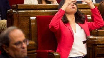 Arrimadas a Torra: "Usted ayer tuvo un momento Aznar, cuando dijo que Cataluña iba bien"