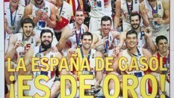 Eurobasket 2015: Las portadas del oro de España