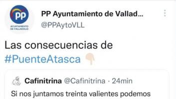 Lío por este tuit del PP de Valladolid: "Han perdido el norte, rebasa ya todos los límites"