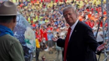 Los Boy Scouts se disculpan por un discurso político de Trump en su campamento
