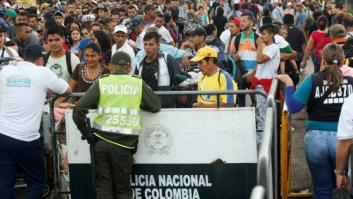 Unos 25.000 venezolanos cruzan cada día la frontera con Colombia