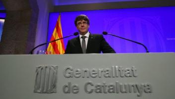 Puigdemont denuncia el "show" de la Guardia Civil entrando en el Parlament y el Palau
