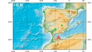 Un terremoto de magnitud 4,9 en el Estrecho se siente en Málaga y Jaén