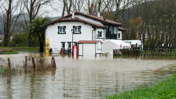 La borrasca Arwen deja inundaciones y ríos desbordados en el norte del país